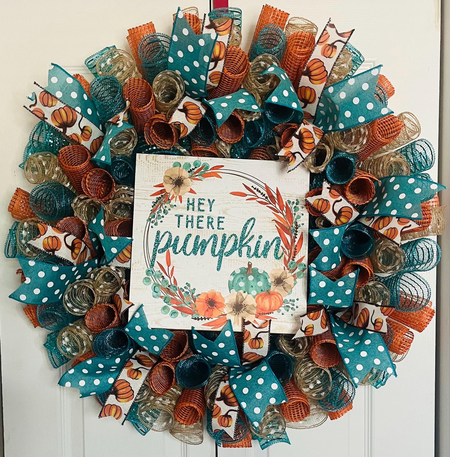 Hey There Pumpkin wreath