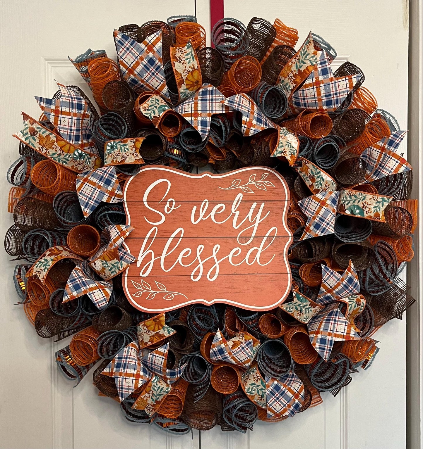 So Very Blessed Fall wreath
