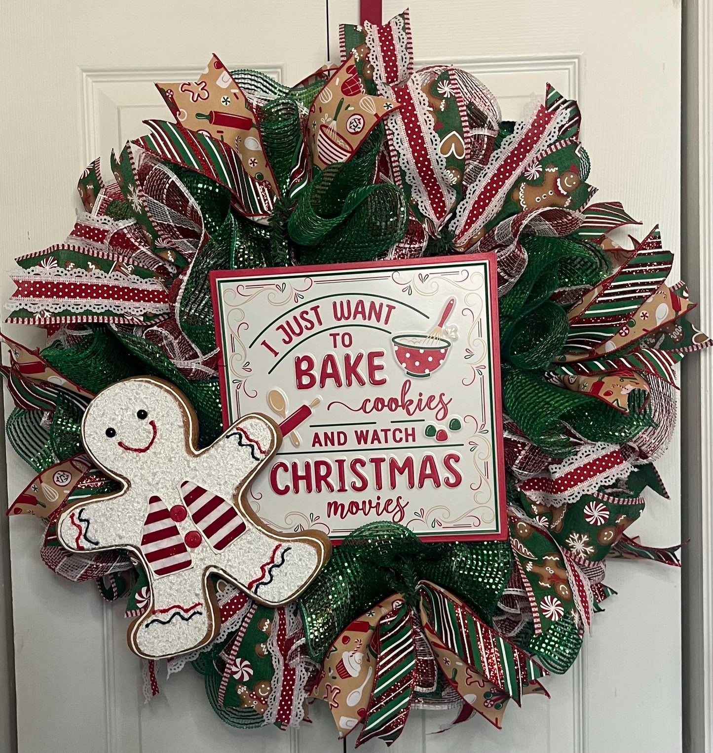 Gingerbread Christmas Wreath