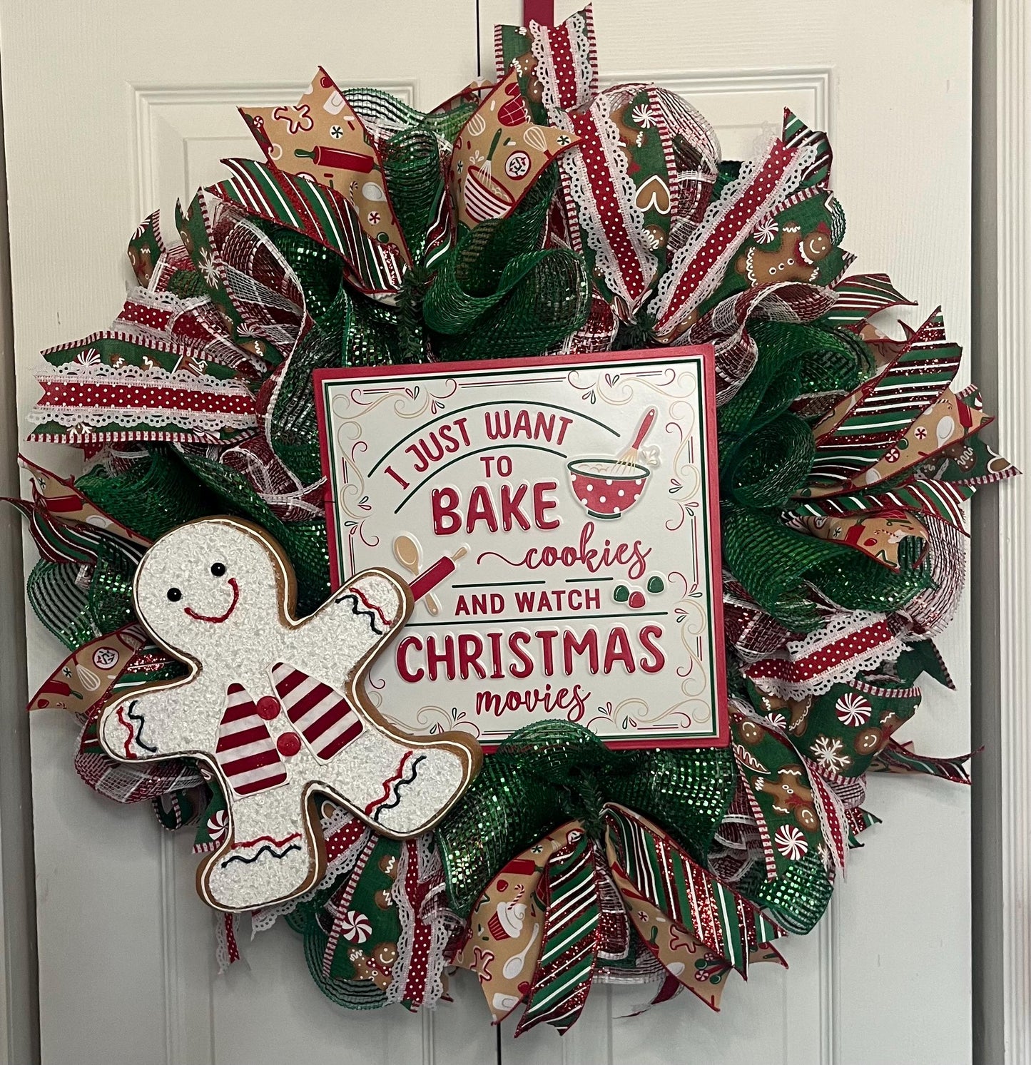 Gingerbread Christmas Wreath