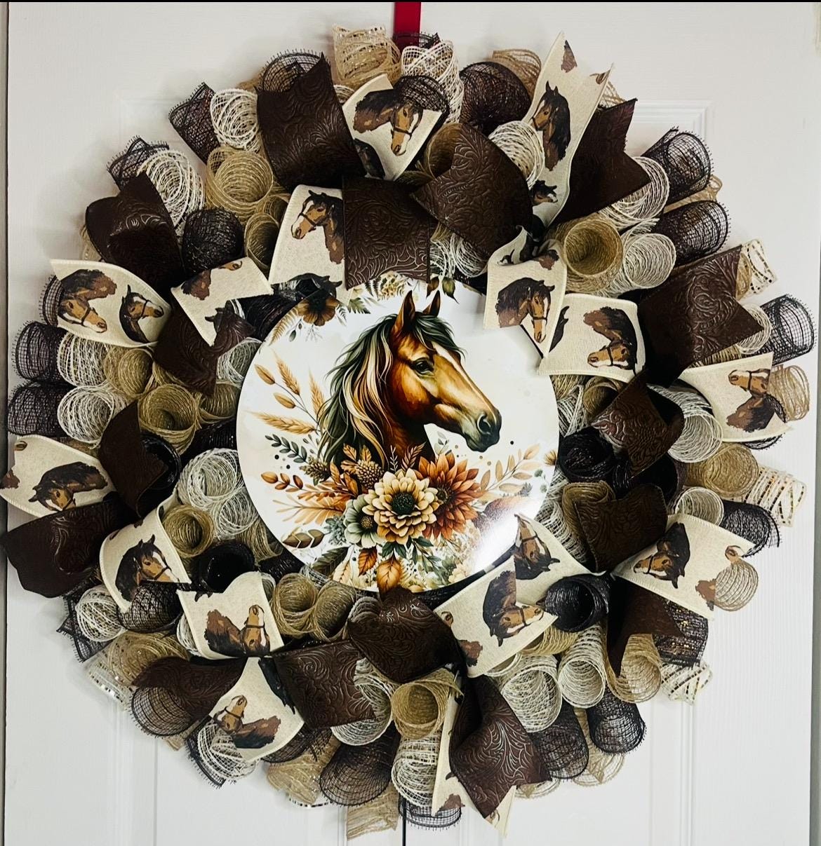 Welcome Horse Wreath