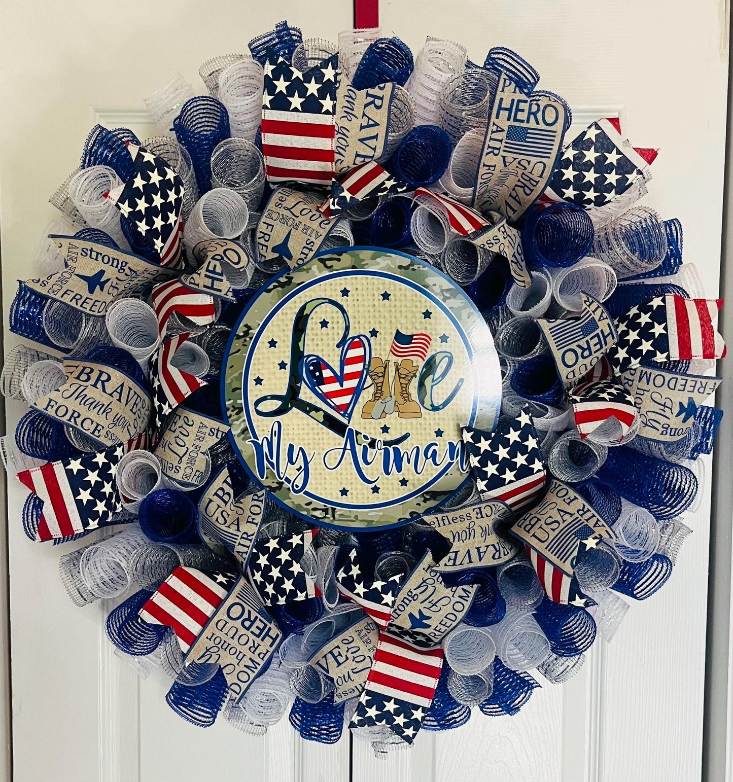 Air Force Airman military wreath