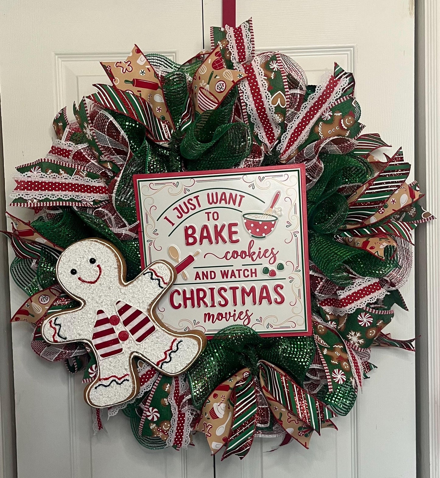 Gingerbread Christmas Wreath