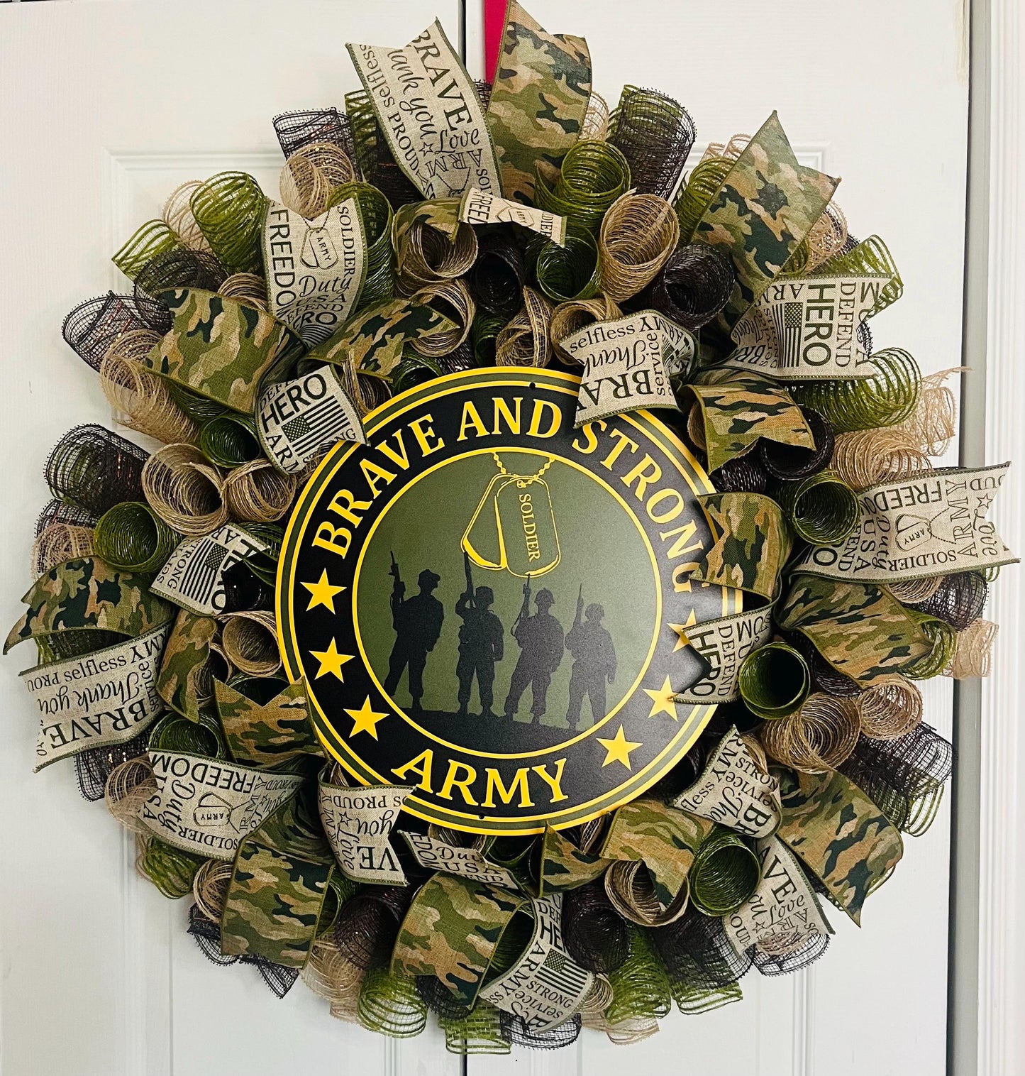 Army military wreath