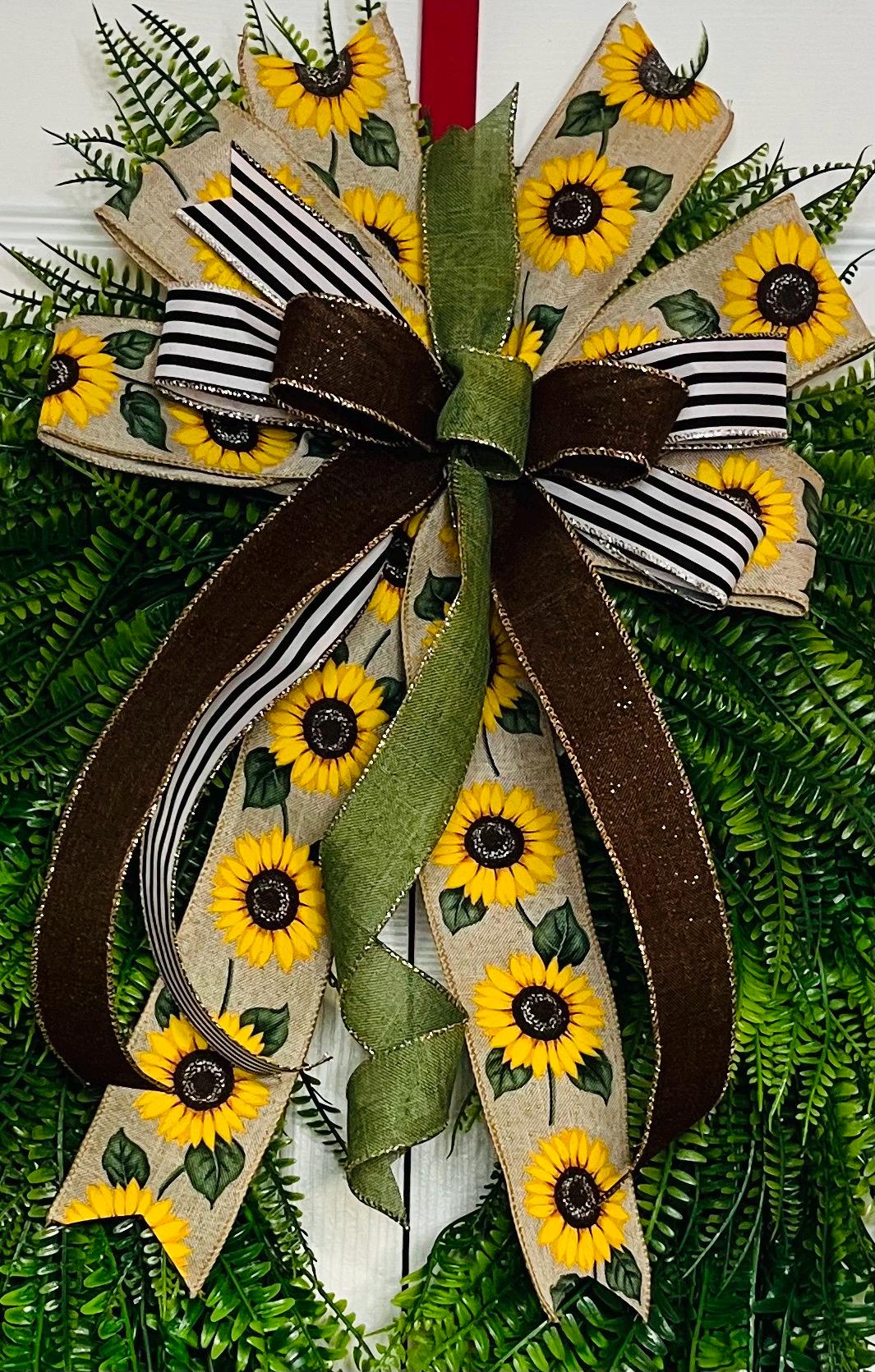 Sunflower bow