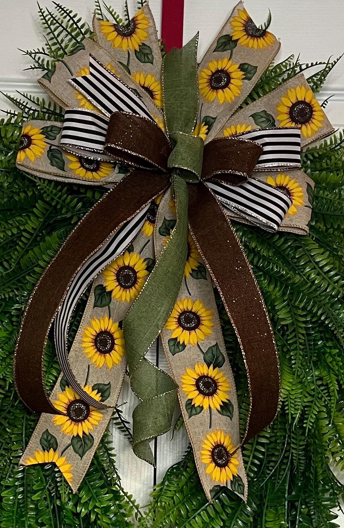 Sunflower bow