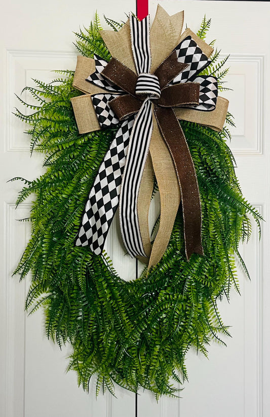Boston Grass Fern Wreath