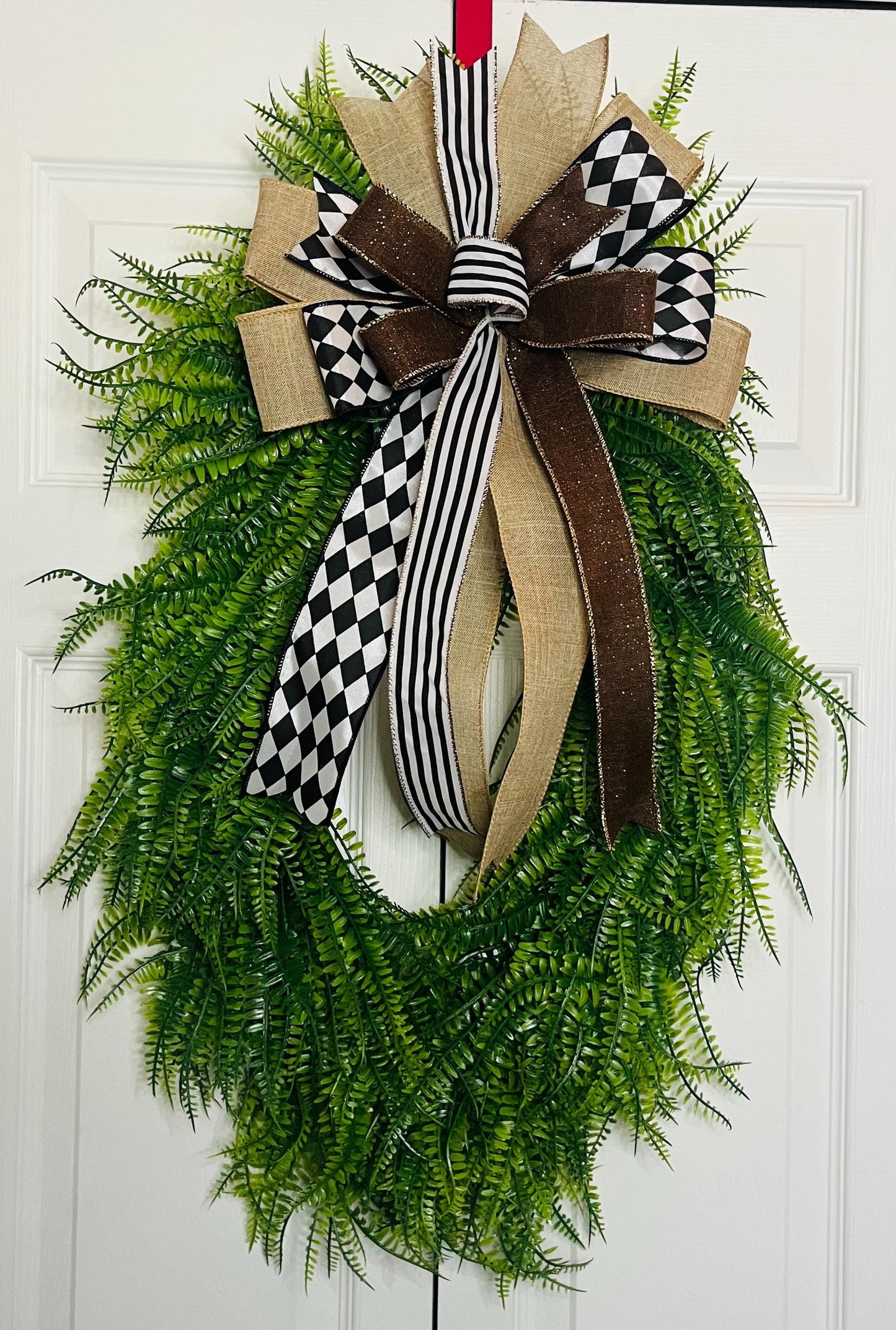 Boston Grass Fern Wreath
