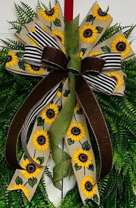 Sunflower bow