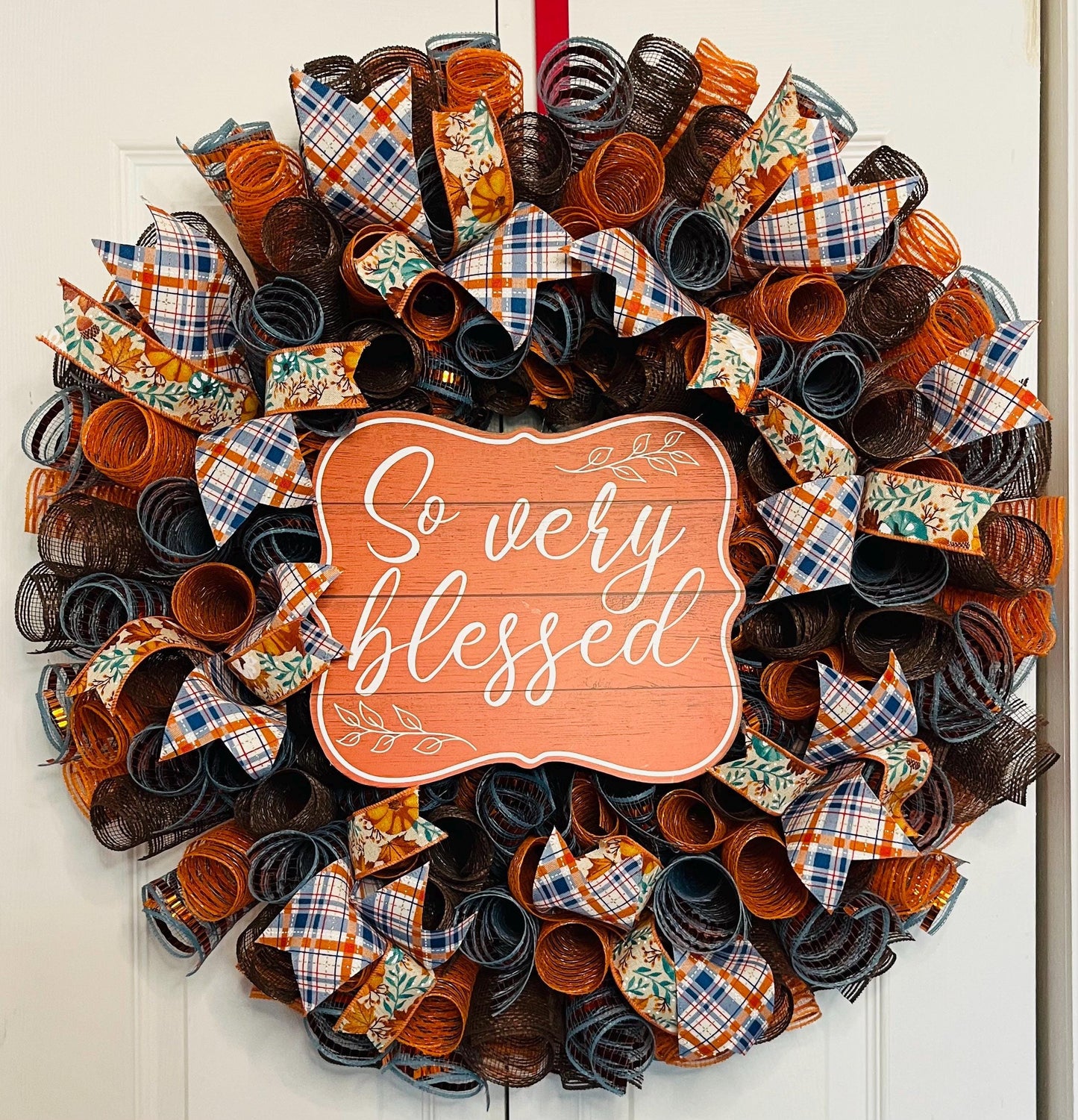 So Very Blessed Fall wreath