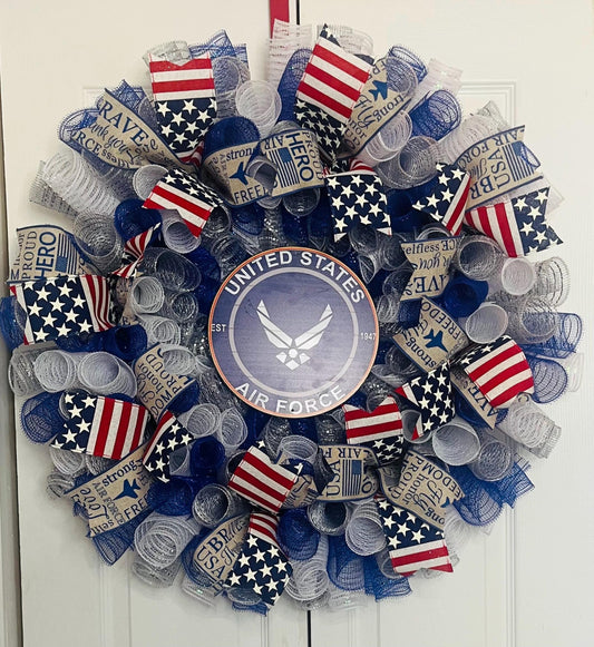 Air Force military wreath