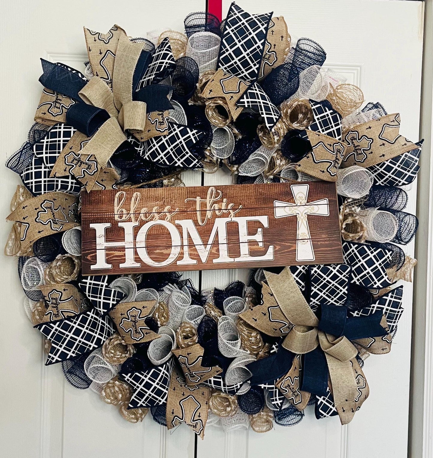 Bless this home wreath